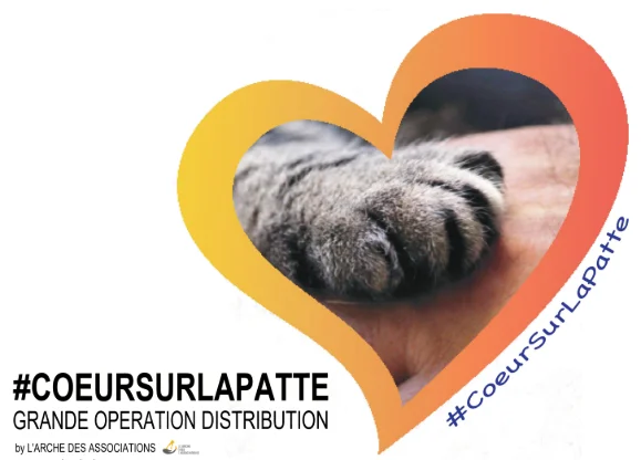 #COEUR SUR LA PATTE